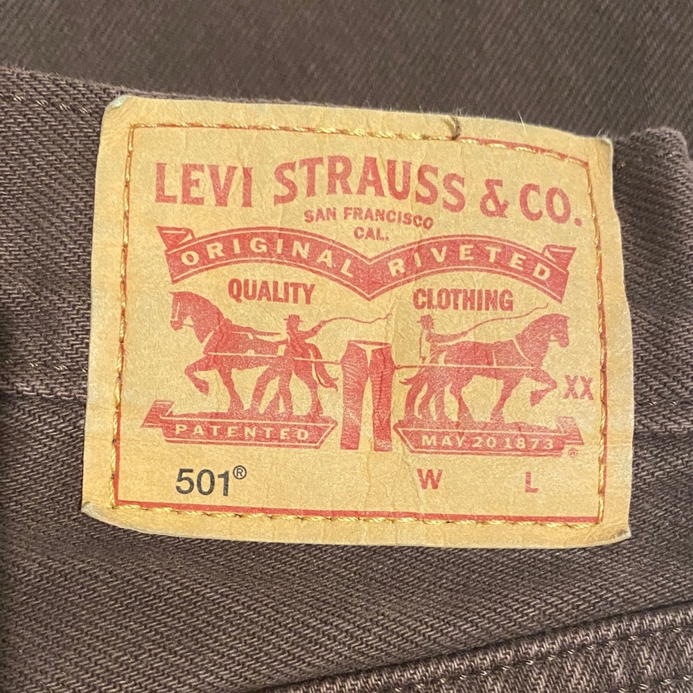 Levi's Chocolate Straight Leg Jeans